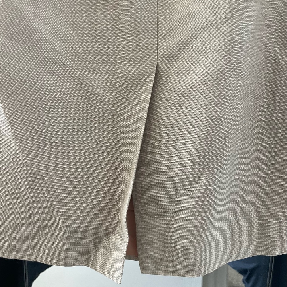 2/$30 Beige Linen Blend Skirt - Picture 2 of 3